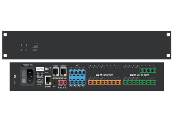 Ethernet Dante Audio Controller 8 X XLR/TRS Combo Jacks und ADI SHARC 21489 Prozessor