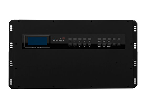 7 U 136 Ports Glasfaser Kvm Sende- und Empfangsknoten Kvm Glasfasermatrix