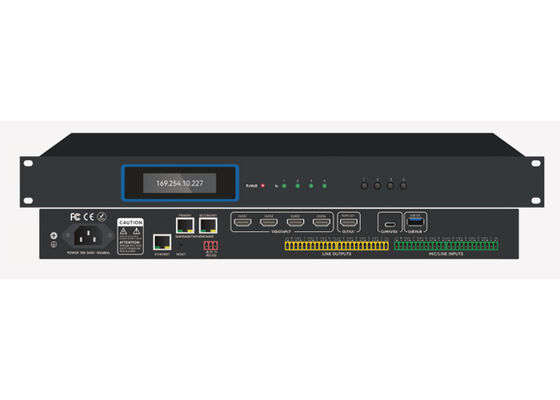 VINCAN MDP Series AV Processing Center with 4K60 HDMI Switching, Audio DSP and USB Conferencing