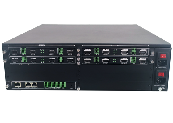16x16 Modularer HDMI-Videowall-Prozessor mit 4K60 4:4:4 und Multi-Window-Anzeige für Videowall-Controller-Systeme
