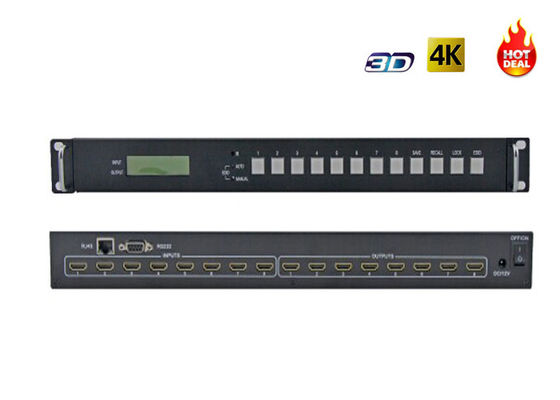 Matrix-Rangierlok 8 8x8 4Kx2k 30Hz 3D IR 1080P HDMI 1,4 IN 8 HERAUS