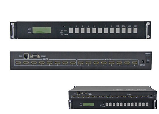 8 IN 8 AUS Matrix-Rangierlok 8x8 4Kx2k 30Hz 3D IR 1080P HDMI 1,4