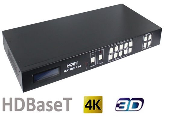 70 Meter und 100 Meter 4x4 HDMI Matrix-Rangierlok-mit HDBaseT-Ausgabebaustein