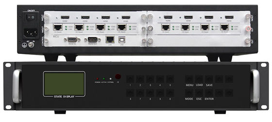Ac100-240v Stromversorgung Mehrfach-TV-Display-Controller Hdmi / Vga / Av / Ypbpr / USB-Eingang