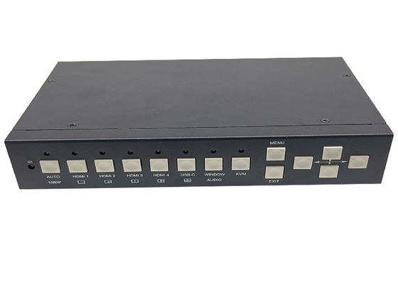5x Eingänge und 2x Ausgänge nahtloser UHD-Video-Switcher mit Multiview und KVM-Steuerung