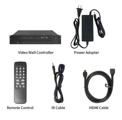 IP-Signalquellen Videowand-Controller für 365 X 7 X 24 Stunden Arbeitszeit Integration