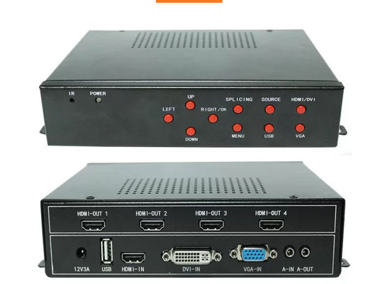 Professioneller 4K UHD-Videowandprozessor für Multi-Screen-Display