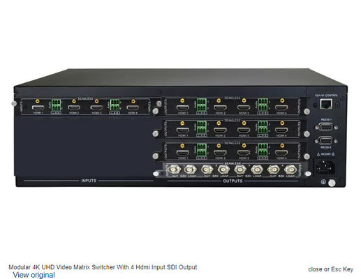Hochleistungs-HDMI-Matrix-Switcher - Mehrere Eingänge/Ausgänge für einen reibungslosen Betrieb