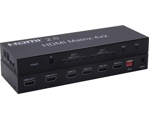 6x4 4k HDMI-Matrix-Switcher-Extender 4x2 HDMI-Matrix-Switch-Box