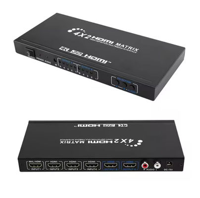 Hdmi 4x4 hdmi1 4 Matrix-Switcher 4x2 4k hdr hdmi hdcp 2.2 Matrix-Switcher
