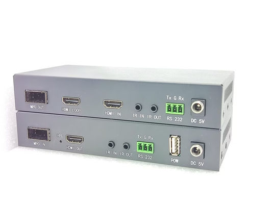 HDMI MPO-Extender mit Übertragungsverzögerung < 2 ms und Geschwindigkeiten bis 18 Gdps
