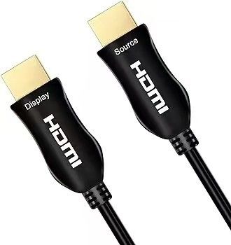 Slim Design HDMI Glasfaserkabel 4K/8K Kompatibilität, kein Signalverlust