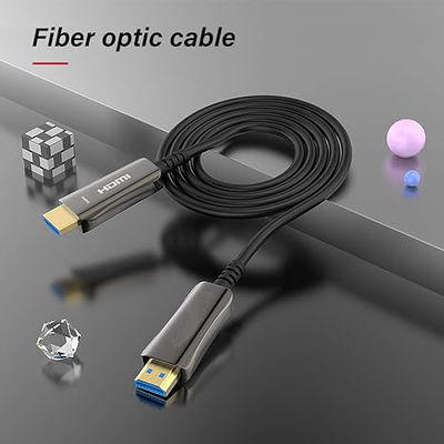 Hochwertiges HDMI-Kabel mit Glasfaser für Ultra-HD-Auflösung bis 4K