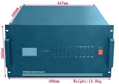 Ein leicht zugänglicher Video-Matrix-Switcher mit 225 MHz Bandbreite und Ethernet-Steuerung