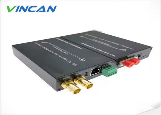 12G SDI unkomprimierter 4K Videofaserverlängerer -- Echtzeit-UHD-Optische Übertragung.