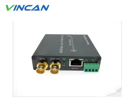 Professioneller 12G SDI Extender mit Echtzeit 4K, Audio und Daten über Faser