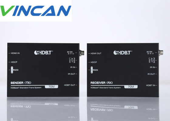 HDbaset HDMI Extender über Single 70m CAT6 mit IR Unterstützung POC, RS232 4k 60hz