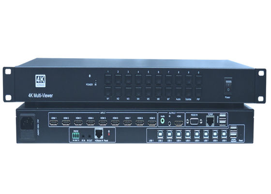 Nahtlose Rangierlok Winlink WL-0901M 9x1 4K HDMI mit Multiview und Schaber