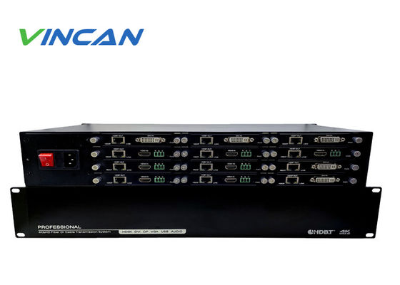 Professioneller HDBaseT-Verlängerungsgerät für Rack-Mount. 4K@60Hz Verlustfreie Übertragung, bis zu 100m