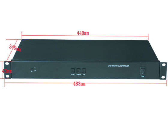 1x6 speziell geformte Videowandsteuerung Flexible Splicing Prozessor
