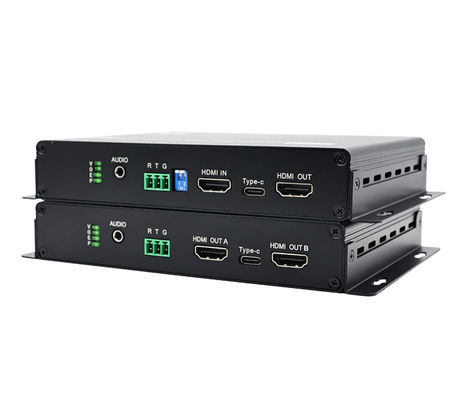 4K 60Hz HDMI Glasfaserverlängerer bis zu 20 km Verlustfreie Übertragung Langstreckensignalabgabe