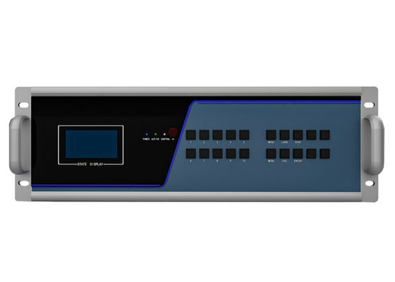 Redundante Leistung unterstützt 88 Ports 3,5 U Fiber KVM-Sender und Empfänger Knoten KVM-Fiber-Matrix