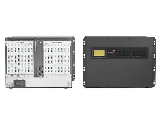 17 Schlitze Glasfaser Kvm Sende- und Empfangsknoten Kvm über Glasfaser