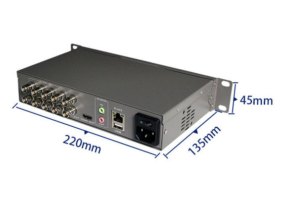 HD-SDI-Ausgangssignal HDMI Multiviewer Arbeitsfeuchtigkeit 20%-70%RH 1 Satz XLR-Audio-Eingang perfekt