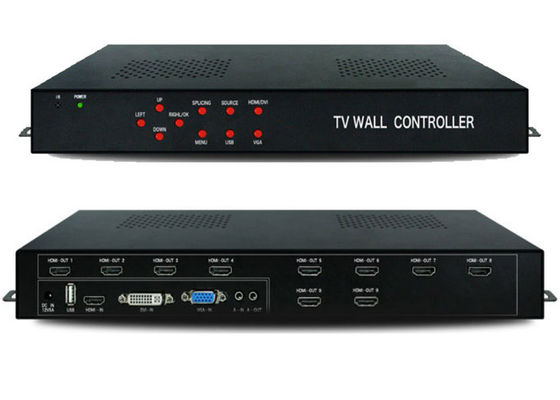 HDMI 1 in 9 aus Videowand-Prozessor 2x2 3X3 3x2 4x2 1080P VGA