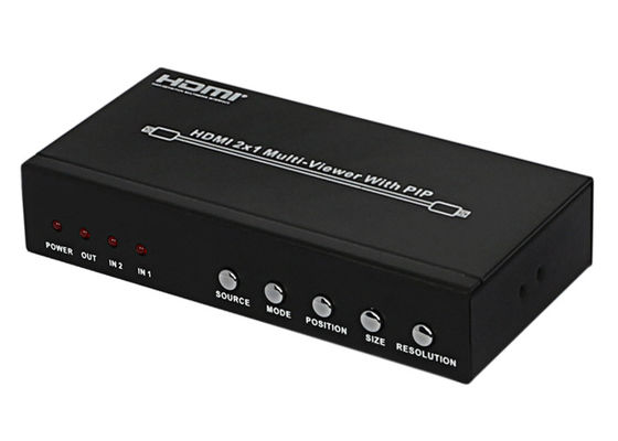 ZACKEN HDMI 2x1 MultiViewer DCs 5V 1A weibliche Art Input/Output Häfen