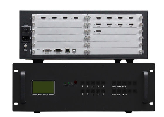 4 in 9 aus wand-Prüfer-With 3.5U 3x3 2x2 HDMI Videogehäuse