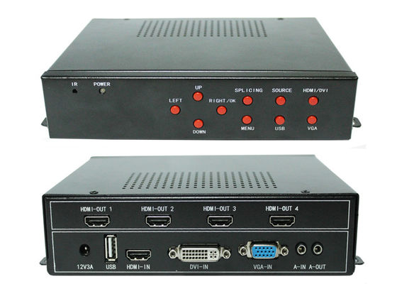 wand-Prüfer-For Multi Fernsehanzeige 1x2 2x2 Digital HDMI Video