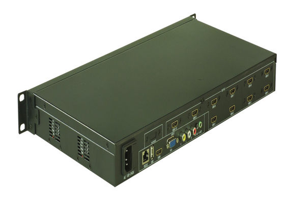 5x2 LCD Videovideo-Handels Fernsehprozessor wand-Prüfer USB-HDMI VGA