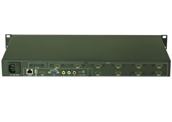 5x2 LCD Videovideo-Handels Fernsehprozessor wand-Prüfer USB-HDMI VGA