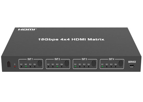 Mikro-Rangierlok IR-Empfänger USBs 18Gbps 4x4 Matrix-HDMI
