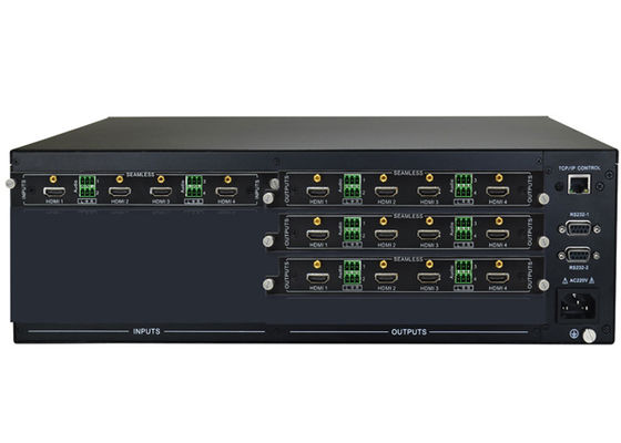Modulare Videorangierlok der matrix-4x12 mit Steuerung IR-Ethernet-RS232
