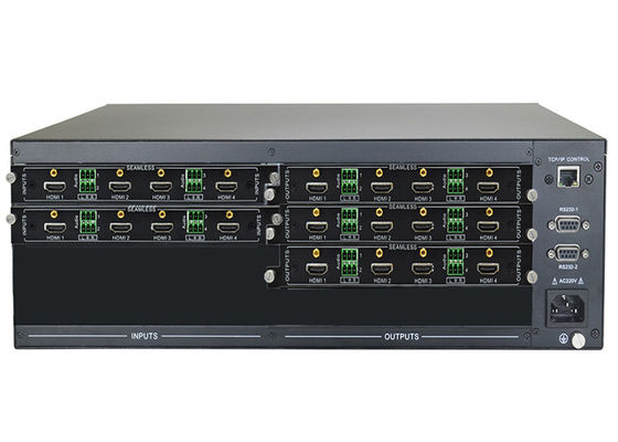 Nahtlose modulare 4k HDMI Videomatrix-Rangierlok HDCP 8x16