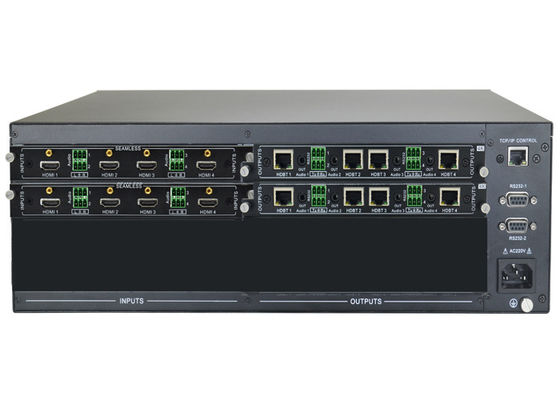 Nahtlose Videomatrix-Rangierlok 8 HDMI EDID 4K gab 8 HDBaseT den Ertrag ein