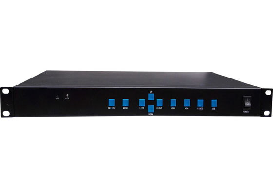 1 eingegebene 9 gaben LCD-Videowand-Bildschirmcontroller 3X3 mit IR RS232 aus