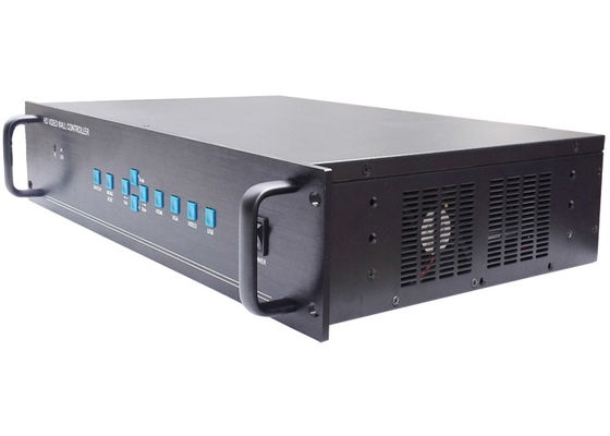 Schwarzer Videowand-Prüfer 1 1080P HDMI 1U LCD gab Ertrag 12 ein