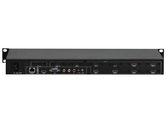 1 in 6 aus des wand-Prozessors 3,5 2x3 3x2 RS232 VideoAudioschnittstelle