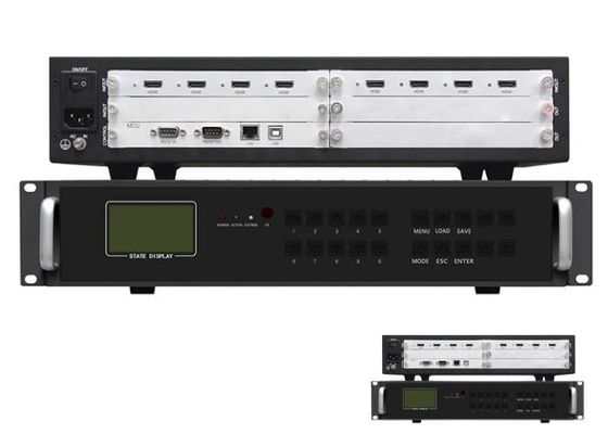 Modularer HDMI-Videowand-Prüfer 2x2 1x2 2x1 4 gab Ertrag 4 ein