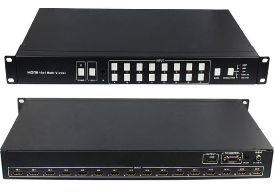 16 eingegeben 1 geben Sie 16 Häfen HDMI Multiviewer mit nahtloser Rangierlok aus