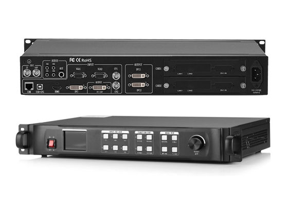 1HDMI 1 VGA 2 BNC gab Wand-Prozessor 2 DVI-Ertrag-LED mit Gehäuse 1U ein