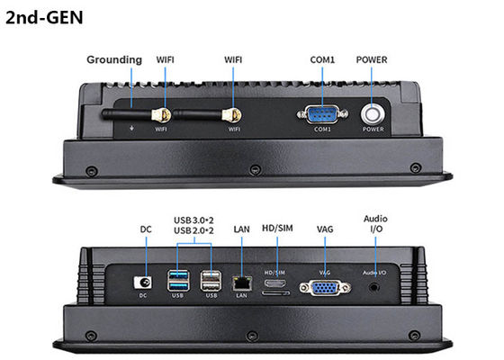 Platte PC-CER RoHS des 8 Zoll-genehmigte industrielles Bildschirm-