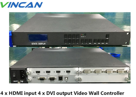 Videowand-Kontrolleur And Processor 1x3 4x4 des Film-2x2 3x3 4K Hdmi
