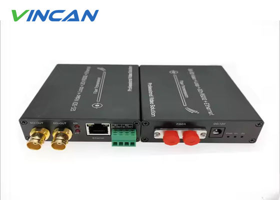 12G SDI unkomprimierter 4K Videofaserverlängerer -- Echtzeit-UHD-Optische Übertragung.
