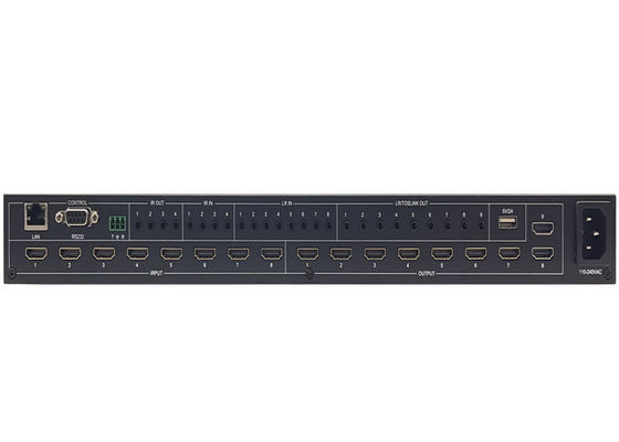 6x6 8k 8 x 8 HDMI Matrix Switcher HDMI Matrix 18 Gbps nahtlose Verbindung