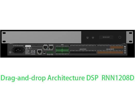 Konferenzraum DSP Digitaler Audio-Prozessor Dante Audio-Matrix | Hot-Backup Stabiler Betrieb