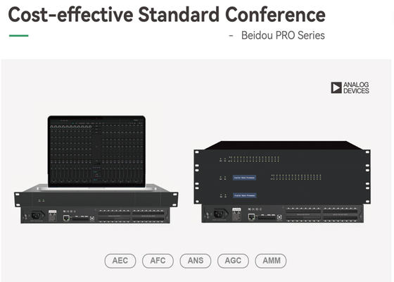 VINCAN Beidou PRO Konferenz-Audio-DSP-Prozessor mit AEC, automatischer Mischung und USB-Audio für Besprechungsräume
